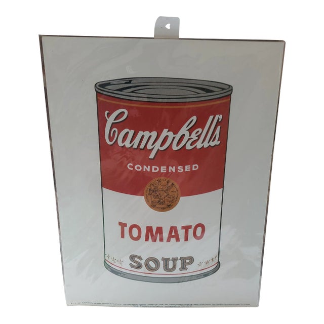 Andy Warhol Tomato Soup Can Print For Sale