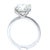 Metal 18ct White Gold Round Brilliant Cut Diamond Ring 4.42ct 5.42g, Size 6.75 For Sale - Image 7 of 9