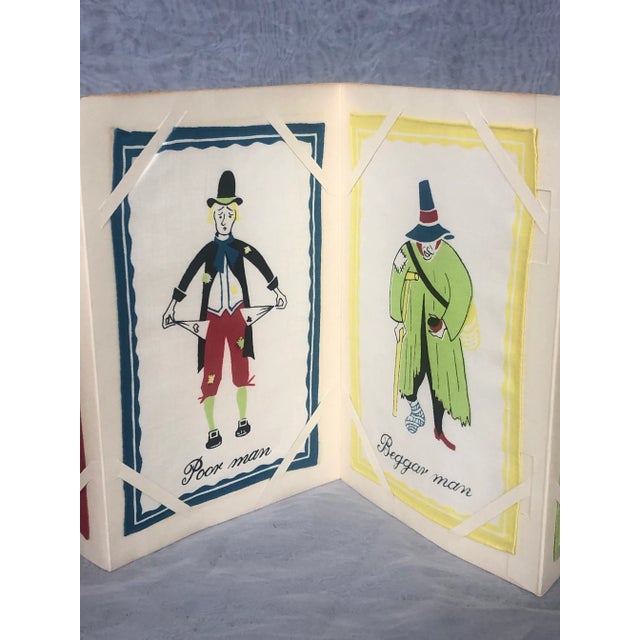 1950s Leacock Irish Linen Cocktail Napkin Set of 8 For Sale - Image 5 of 13