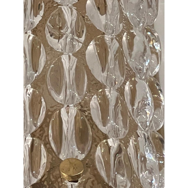 Orrefors Pair of Carl Fagerland Orrefors Crystal Wall Lights For Sale - Image 4 of 7