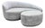 Interlude Home Left-Arm Dana Sofa/Chaise With Ottoman For Sale