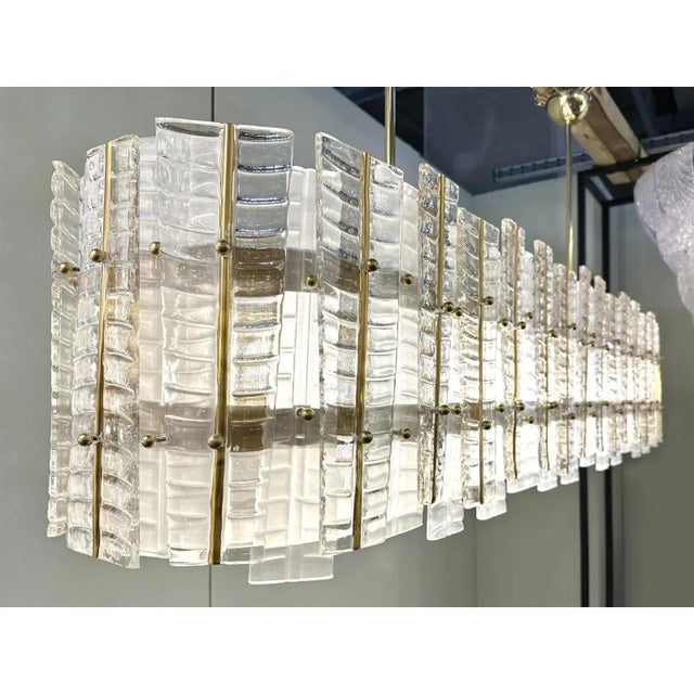 Italian Tropical Gold Murano Glass Chandelier by Simoeng For Sale - Image 10 of 11