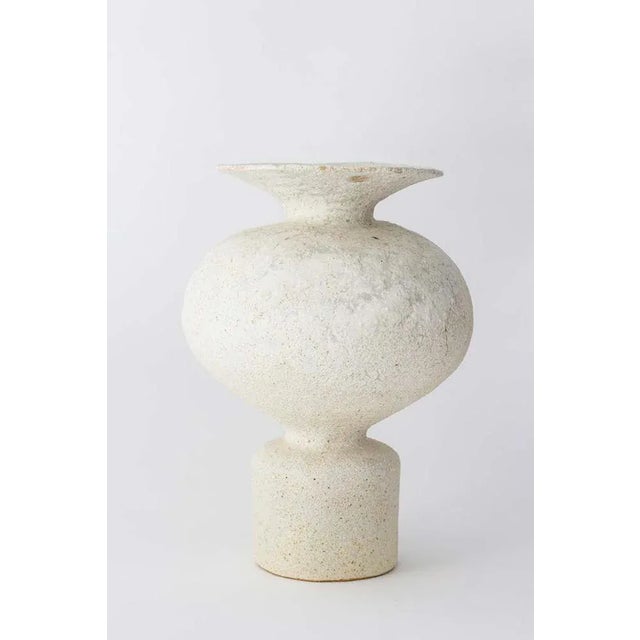 Contemporary Isolated N.11 Stoneware Vase by Raquel Vidal and Pedro Paz For Sale - Image 3 of 6