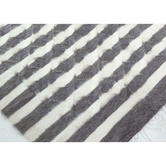Early 21st Century Modern Turkish Goat Hair Runner by Doris Leslie Blau For Sale - Image 5 of 9