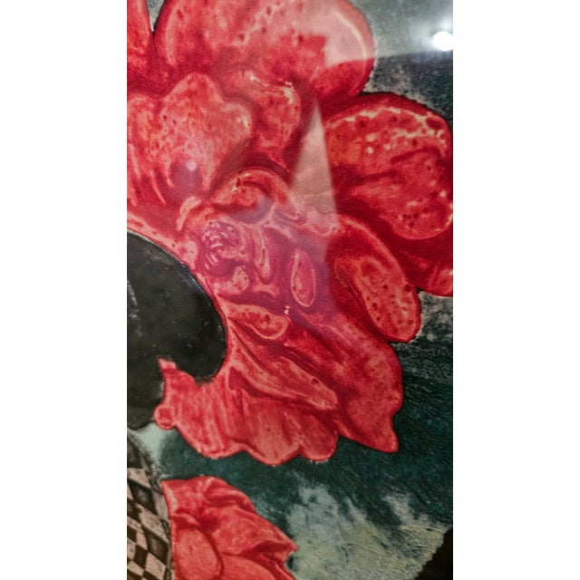 Mikulas Kravjansky “Flowers of the Orient” Signed Limited Edition Collograph Prints, Pair For Sale - Image 13 of 18