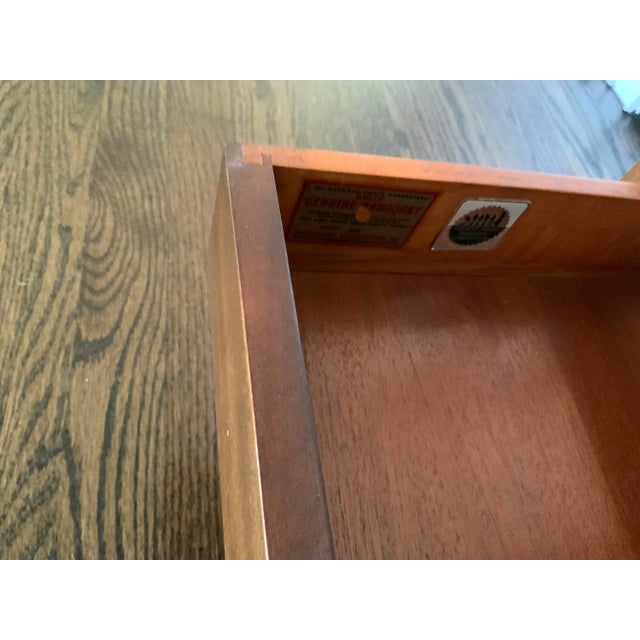 Vintage Magazine/Newspaper Rack With One Drawer on Casters For Sale In Chicago - Image 6 of 9