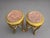 1950s 1950s Artisan Louis XVI Gold Beech Marble Side Tables-Pair For Sale - Image 5 of 12