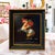 Vintage Miniature Oil Painting of Napoleon Crossing the Alps After Jacques-Louis David - Small Framed French Imperial Portrait Oil on Board For Sale - Image 10 of 10