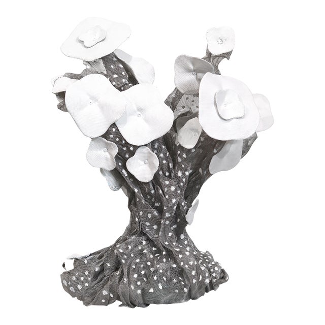 Hydrangea Bundle - Contemporary Abstract Floral Mixed Media Small Sculpture Original Artwork by Atticus Adams For Sale