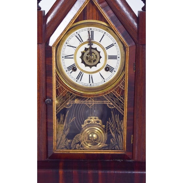 米国「ＷＡＴＥＲＢＵＲＹ」社１９００年代初頭のアンティークキャリッジクロック Chapel Clock by Waterbury Clock Co., USA, 1890s | Chairish