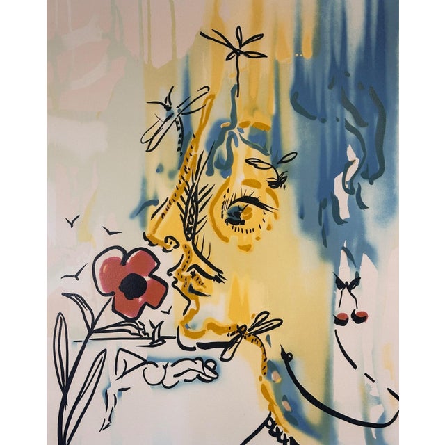 ARTIST: Salvador Dali TITLE: Fleurs Surrealiste Vanishing Face MEDIUM: Lithograph SIGNED: Hand Signed by Salvador Dali...