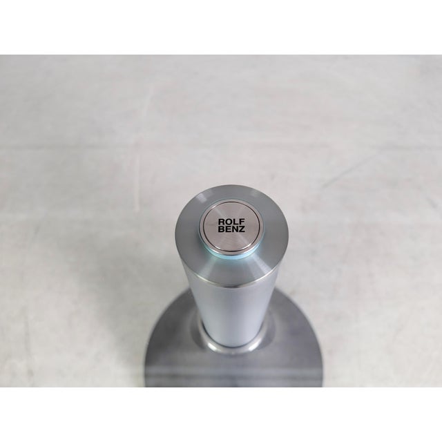 Glass Modern Round Glass Dining Table from Rolf Benz For Sale - Image 7 of 9