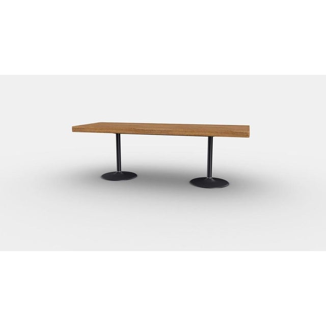 Le Corbusier, 11 Table Pieds Corolle, Plateau Bois For Cassina Its sculptural impression makes this iconic piece of...
