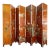 Chinese Lacquered Eight-Panel Folding Screen For Sale
