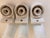 White Porcelain & Opaline Glass Model 6080 Wall Lights by Sigvard Bernadotte for Ifö, 1960s, Set of 3 For Sale - Image 9 of 11