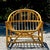 Vintage Coastal Bent Rattan Lounge Chair For Sale - Image 9 of 9