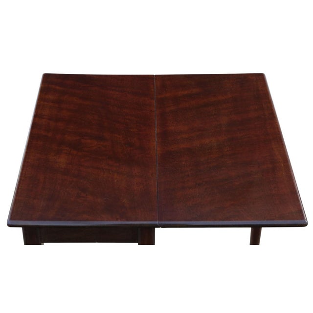 Antique Georgian Mahogany Gateleg Drop-Leaf Dining Table, 1800s For Sale - Image 5 of 10