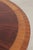 Round Large Banded Mahogany Inlaid Dining Table For Sale - Image 18 of 18