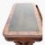Brown Antique 19th C American Victorian Walnut Parlor Table New Leather Top For Sale - Image 8 of 14