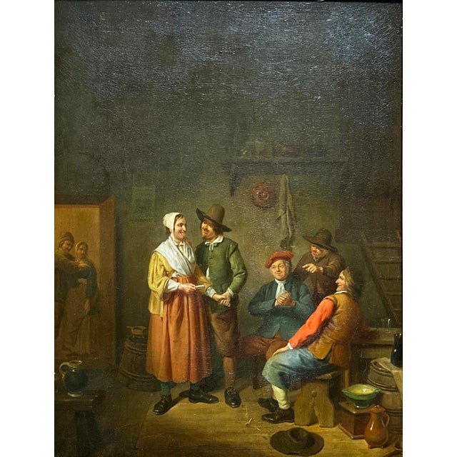 Mid 19th Century Jacob Akkersdijk, The Doctor, 1843, Oil on Wood For Sale - Image 5 of 13