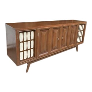 Entertainment Center Stereo Console Cabinet Tv Stand Credenza Buffet For Sale