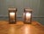 Large Wall Hanging Lanterns in Brass, 1930, Set of 2 For Sale - Image 6 of 7