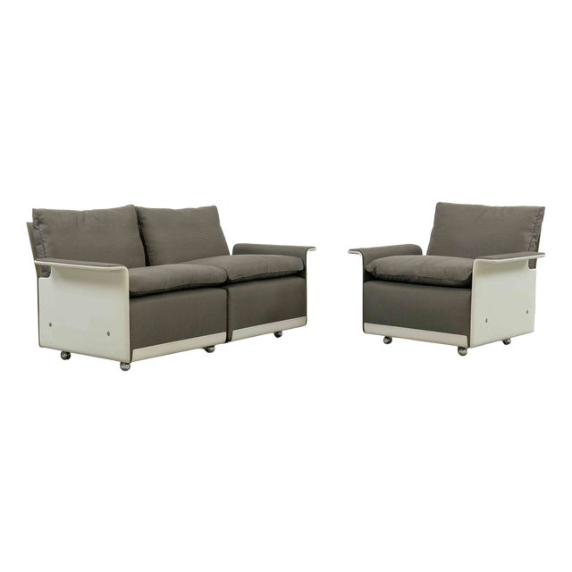 Model 620 Seating Group by Dieter Rams for Vitsœ, 1970s, Set of 2 For Sale