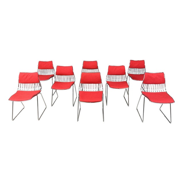 Dining Chairs by Rudi Verelst for Novalux, 1970s, Set of 8 For Sale