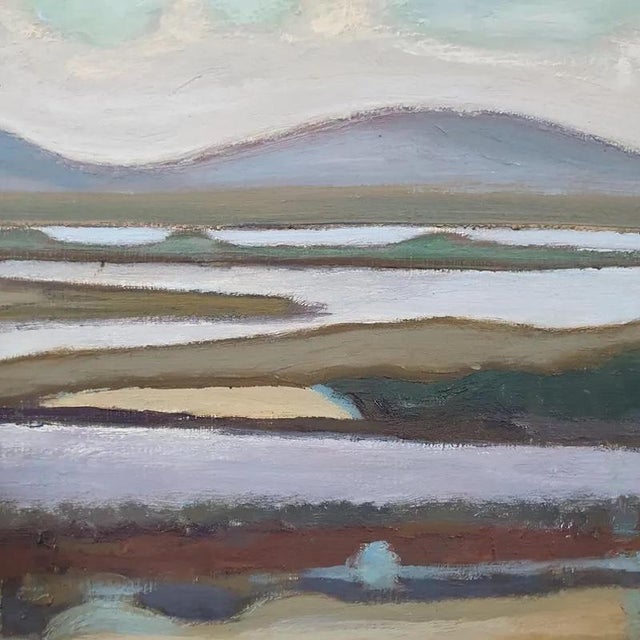 Sehlstedt, Swedish Landscape, 1950s, Oil on Panel For Sale - Image 6 of 18