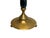 Brass and Black Laquered Floor Lamp on Ball-Shape Legs, 1980s For Sale - Image 9 of 10