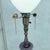 Antique Neoclassical Weighted Metal Torchiere Floor Lamp With Dual Pull Chains For Sale - Image 9 of 9