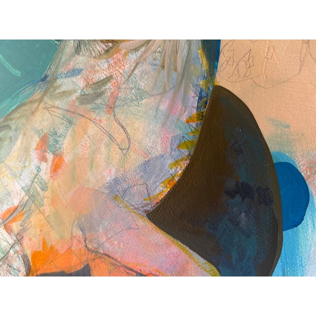 “Lobo Motion” a Wolf Painting by LWren Walraven For Sale In Santa Fe - Image 6 of 12