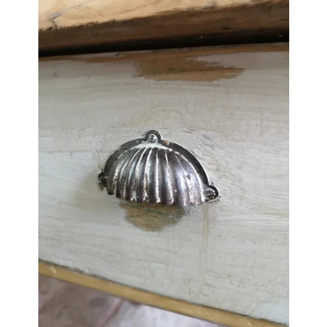 Wood Antique Spanish Pine Kitchen Table, 1880 For Sale - Image 7 of 11