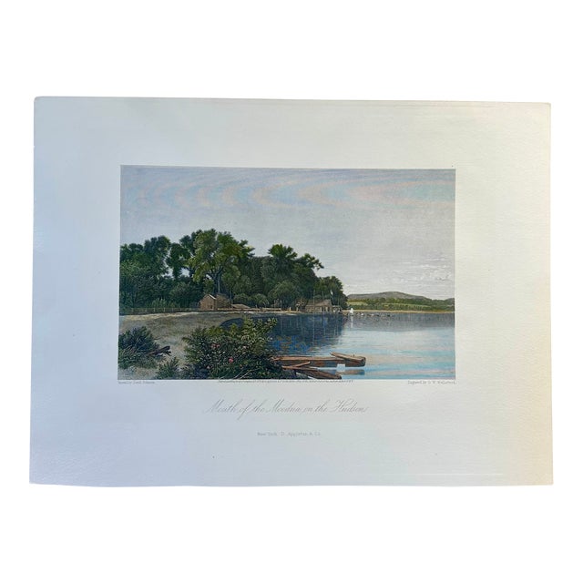 1872 Mouth of Moodna on the Hudson, Unframed For Sale