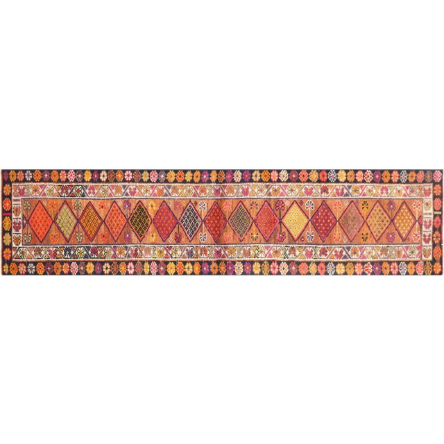 Textile 1960s Turkish Oushak Runner For Sale - Image 7 of 7