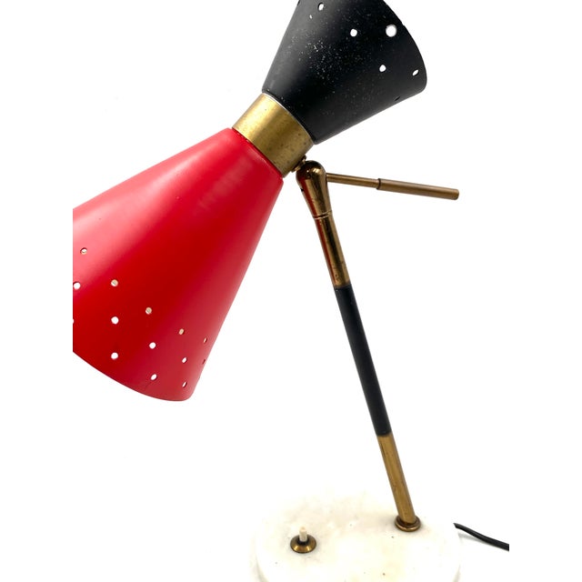 Mid-Century Table Lamp, Stilux Milan Italy 1960 Ca. For Sale - Image 10 of 12