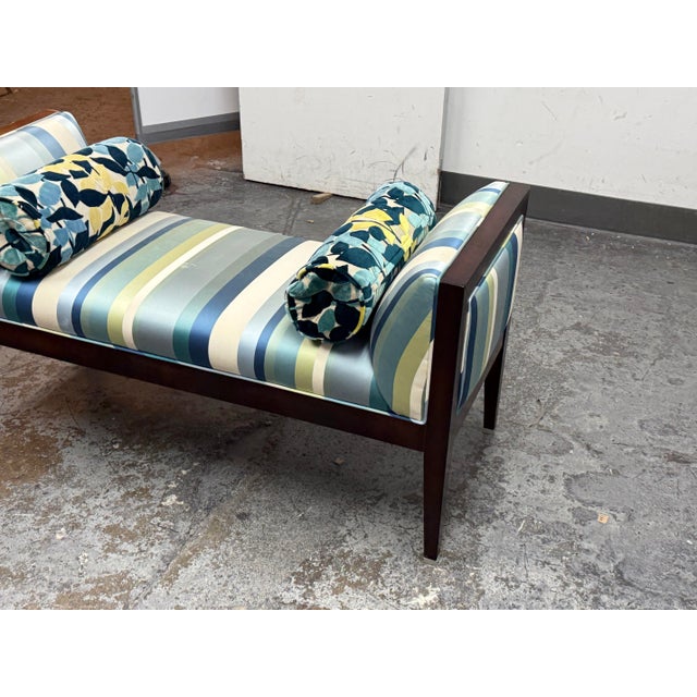 Bespoke Coastal Stripe Bench For Sale - Image 9 of 12