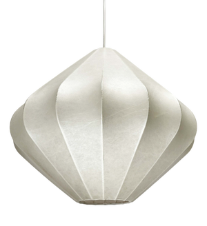 Mid-Century Modern Cocoon Pendant Lamp by Friedel Wauer for Goldkant Leuchten, 1960s