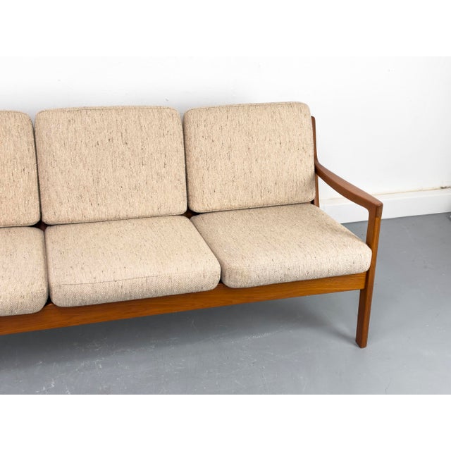 Cado Three-Seater Teak Senator Sofa by Ole Wanscher for Cado, 1975 For Sale - Image 4 of 15