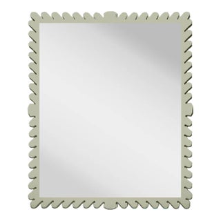 Fleur Home Garden District Coquette Rectangle Mirror in Mizzle, 36x48 For Sale