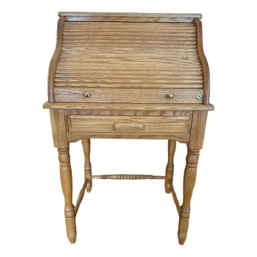 Late 20th Century Rolltop Secretary Desk For Sale