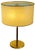 Mid-Century Model 1268 Table Lamp in Brass and Leather by J. T. Kalmar, Austrian For Sale