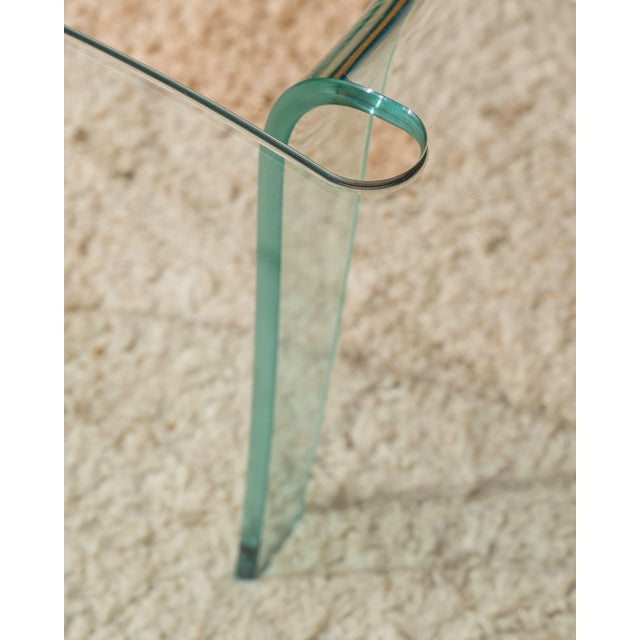 Glass Coffee Table by Hans Von Klier for Fiam, 1990s For Sale - Image 6 of 8