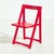 Beech foldable chairs from the 1960s, designed by Aldo Jacober for Alberto Bazzani. with several surface scratches on the...
