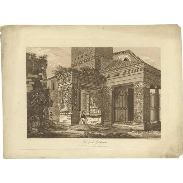 Abbot, Arch of the Goldsmith, 1820, Paper For Sale