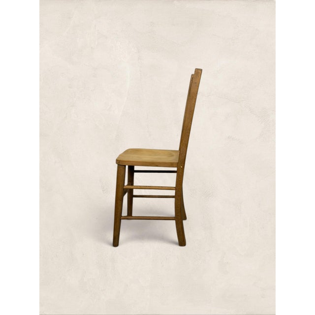 Antique English Pine Ladder-Back Dining Childs Chair For Sale In Tampa - Image 6 of 6
