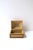 Tan Wicker Linen Jewelry Box For Sale - Image 8 of 12