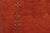 Gabbeh Rug 8’2” X 10’5” Red Wool Vintage Hand-Knotted Oriental Carpet For Sale - Image 10 of 15