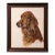 19th Century English Framed Pastel Drawing of Irish Setter Signed F. Watz For Sale