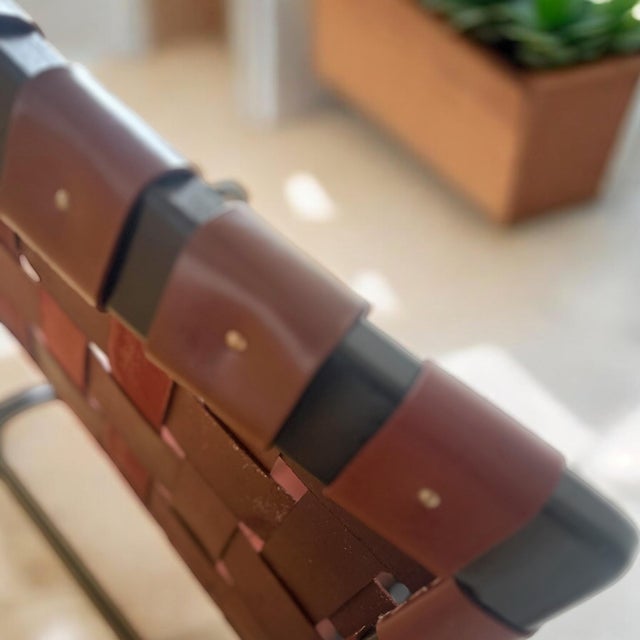 Leather Armchair Pernilla by Bruno Mathsson for Dux, 1970s For Sale - Image 6 of 9